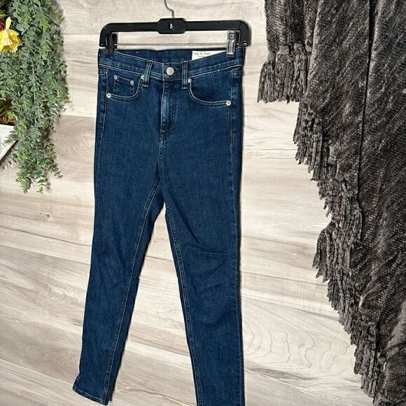 Rag and Bone Womens Indigo 10 Inch Capri Jeans Size 24 - Picture 4 of 9